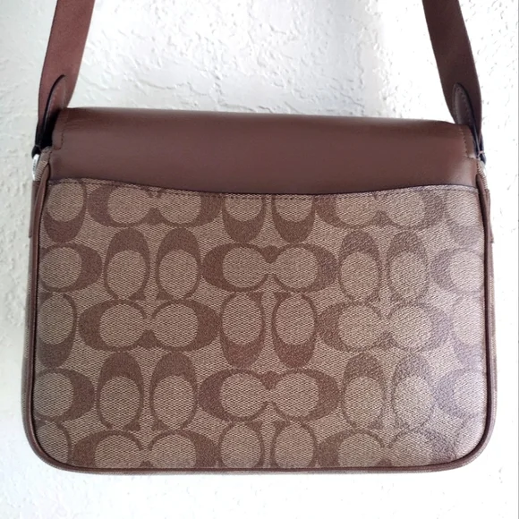 COACH Signature Pace Bag CR131 Khaki NOT FOR SALE - Picture 10 of 17